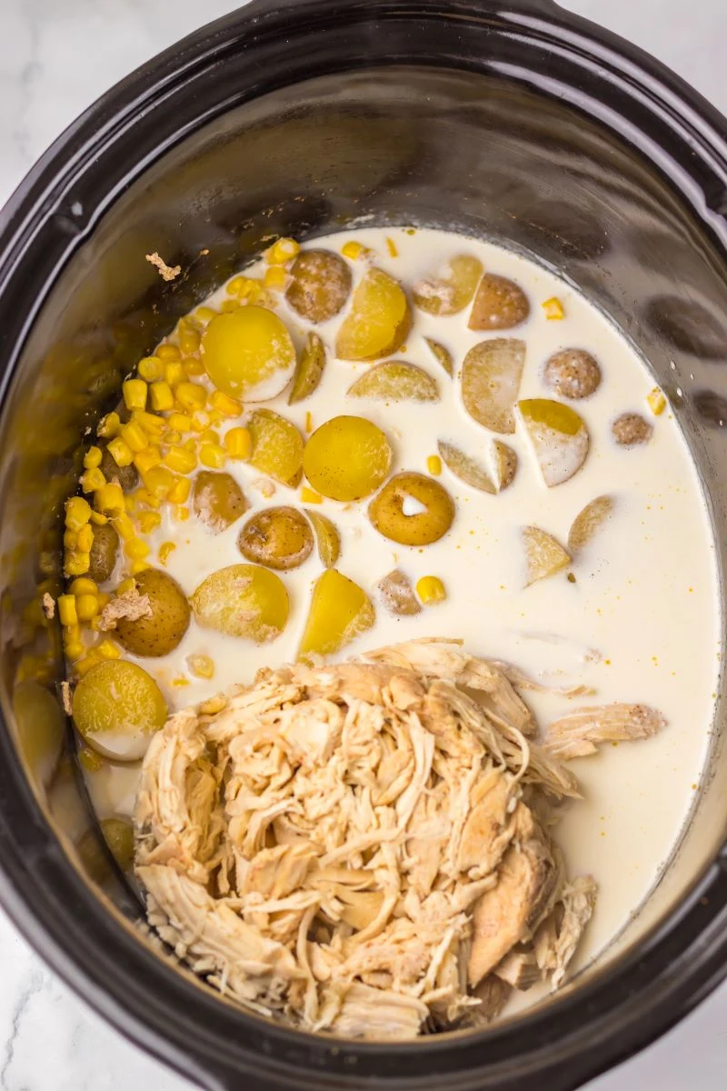 Slow Cooker Chicken Corn Chowder