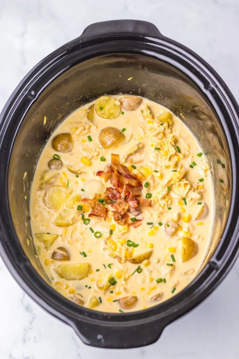 Slow Cooker Chicken Corn Chowder
