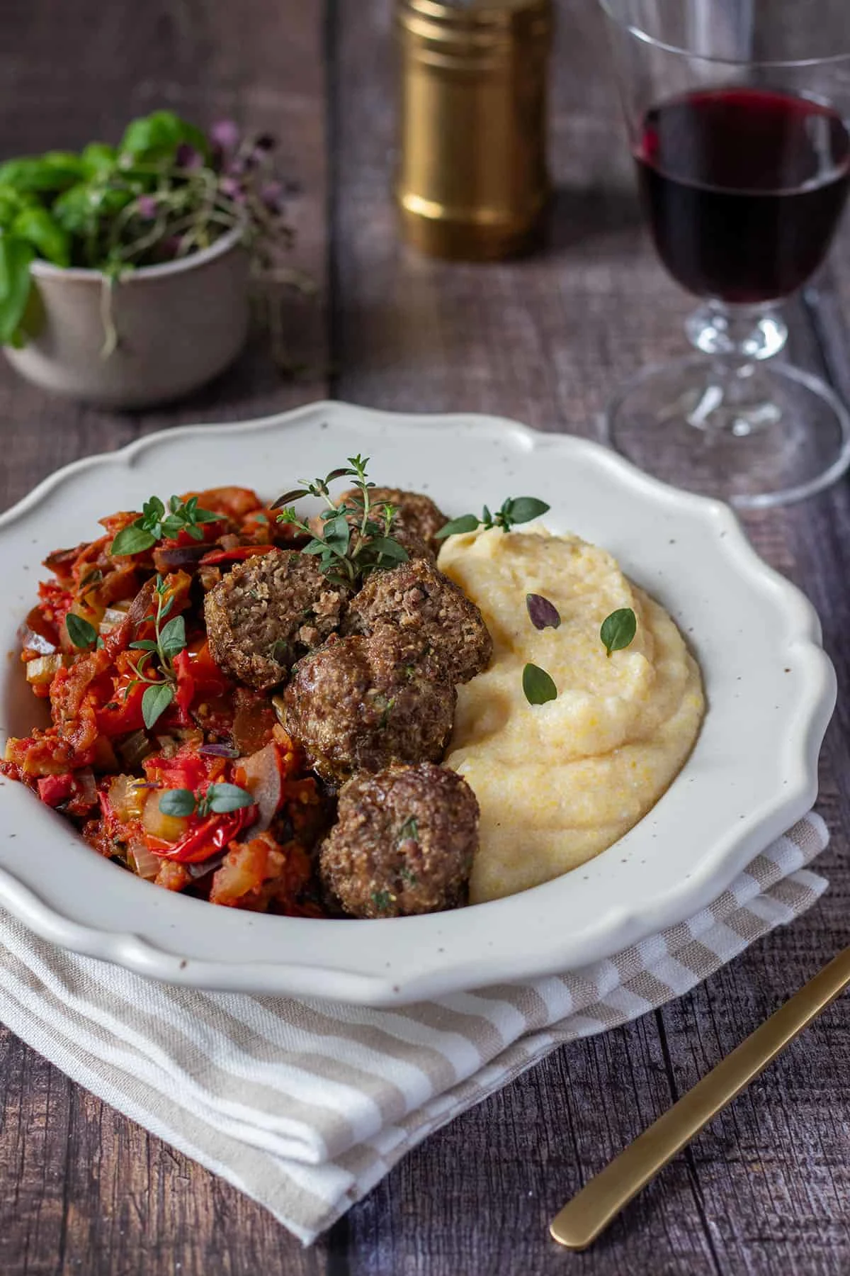 Polenta with Vegetables