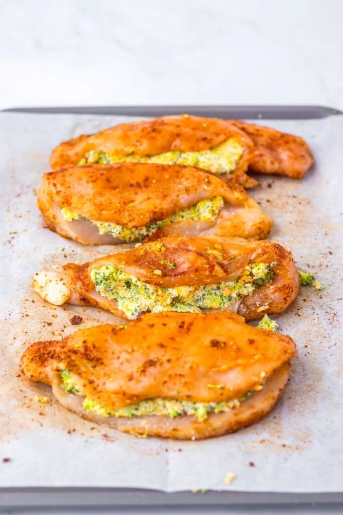 Broccoli and Cheese Stuffed Chicken