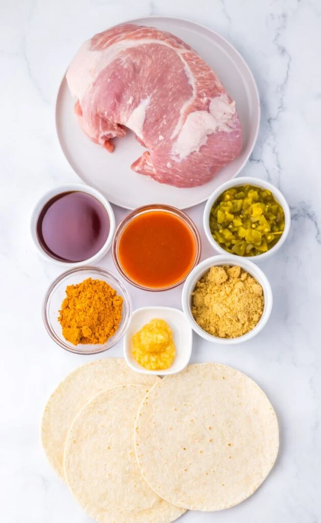 Slow Cooker Shredded Pork Tacos