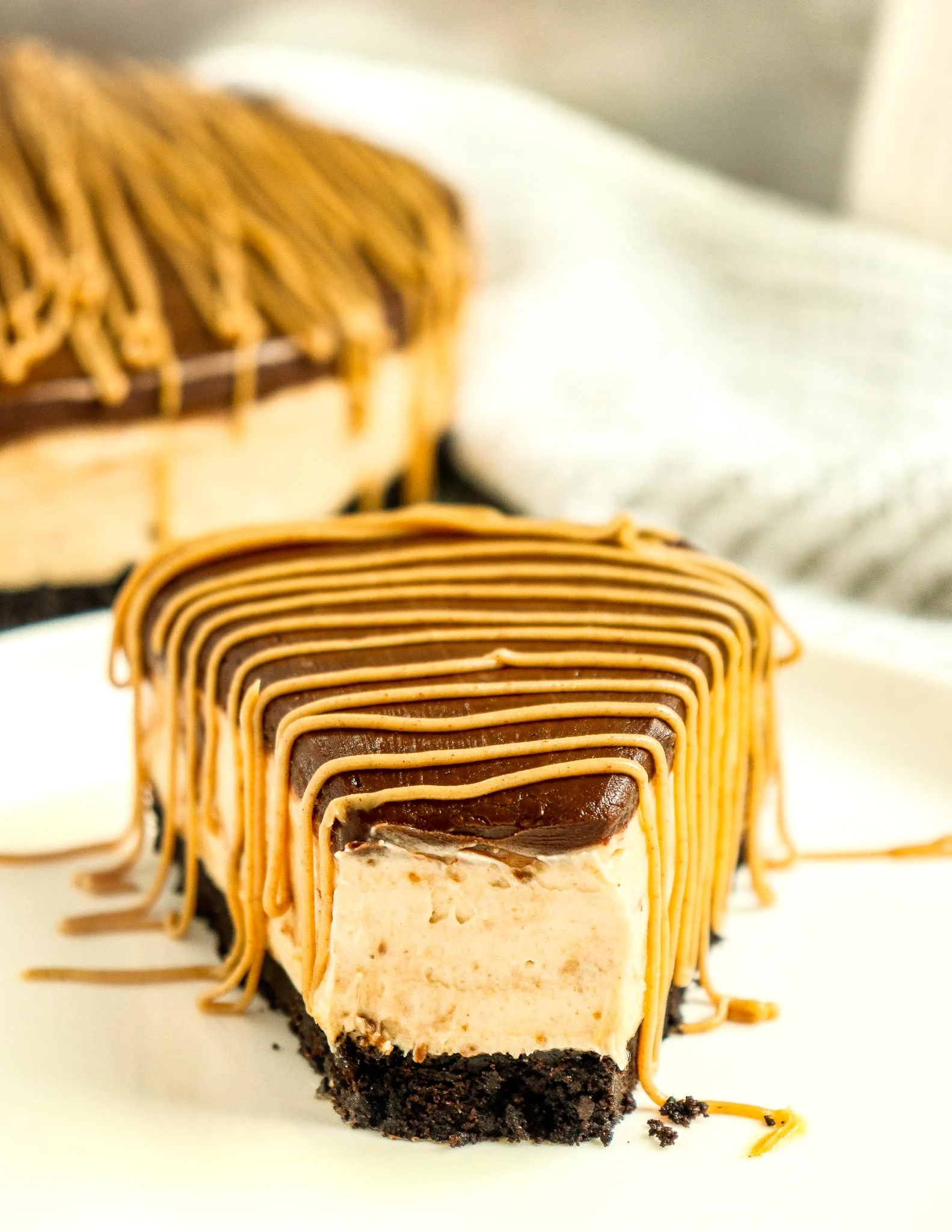 Chocolate Peanut Butter Cheesecake