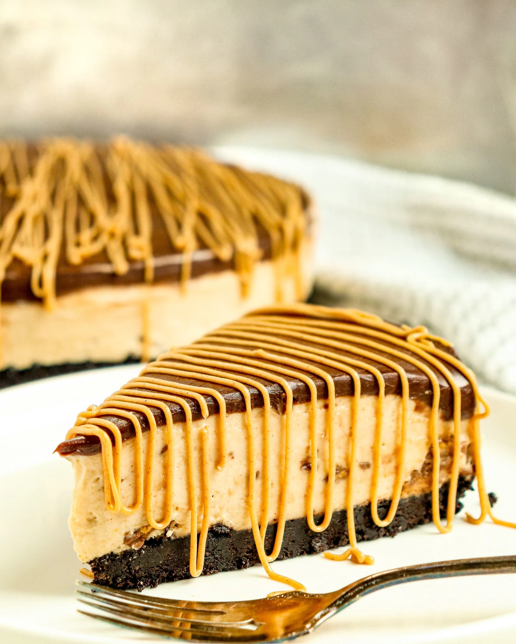 Chocolate Peanut Butter Cheesecake