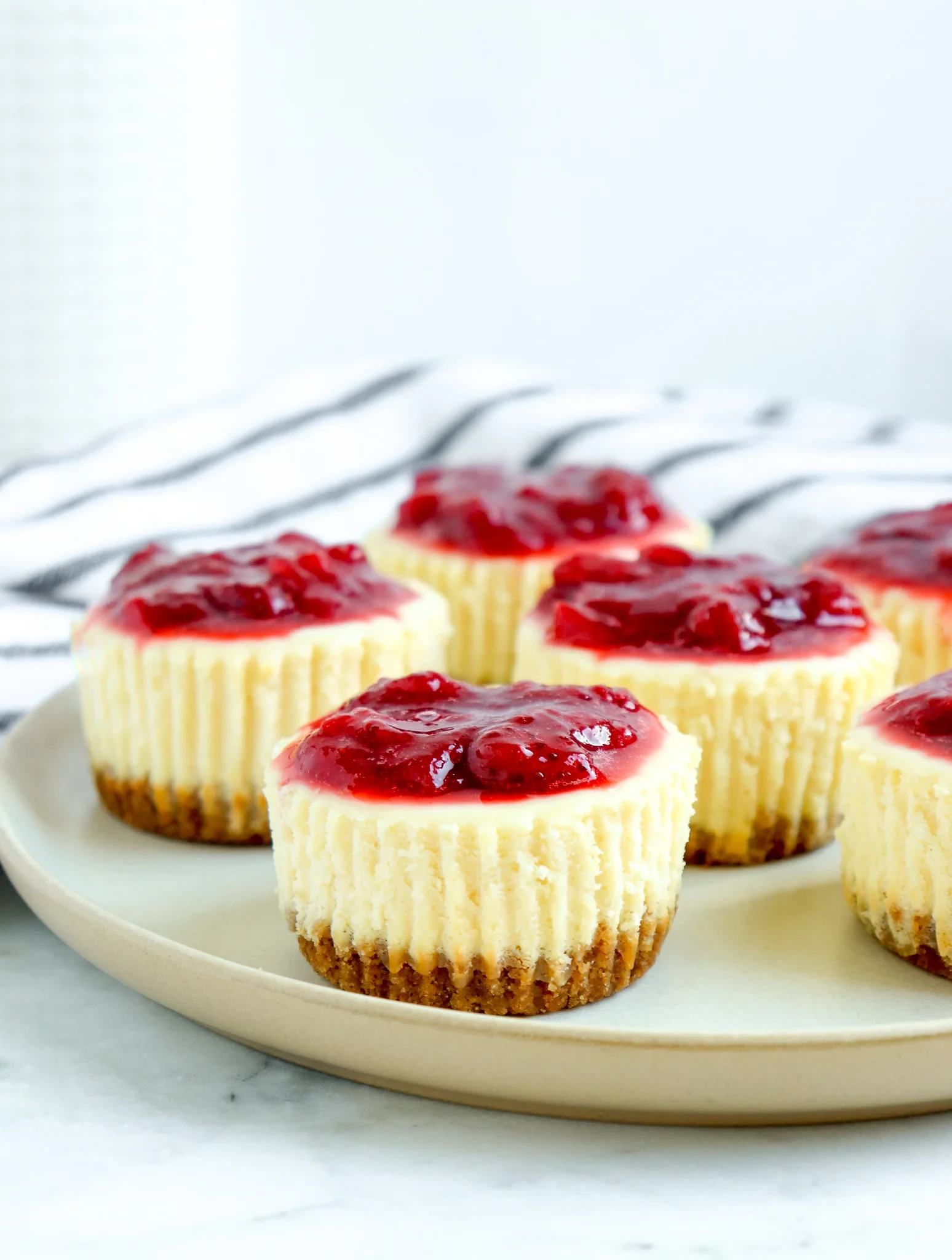 Mini New York Cheesecakes
