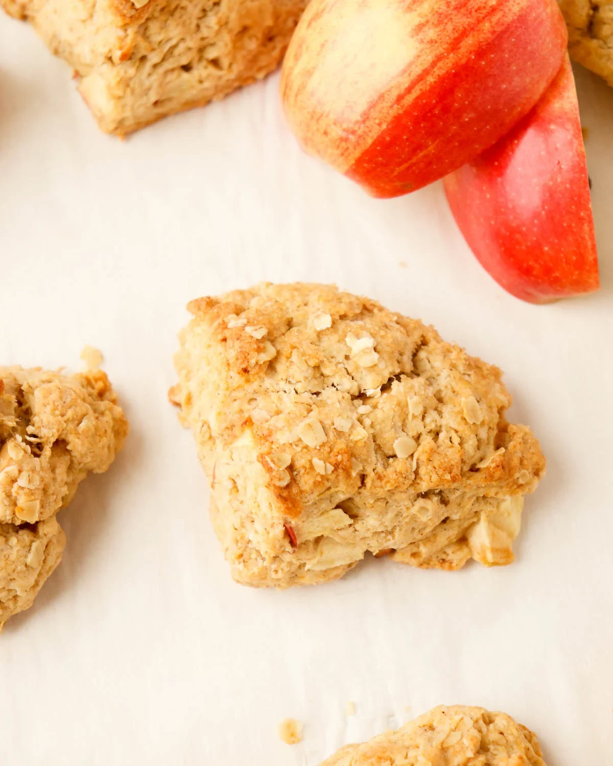 Apple Cinnamon Oatmeal Scones