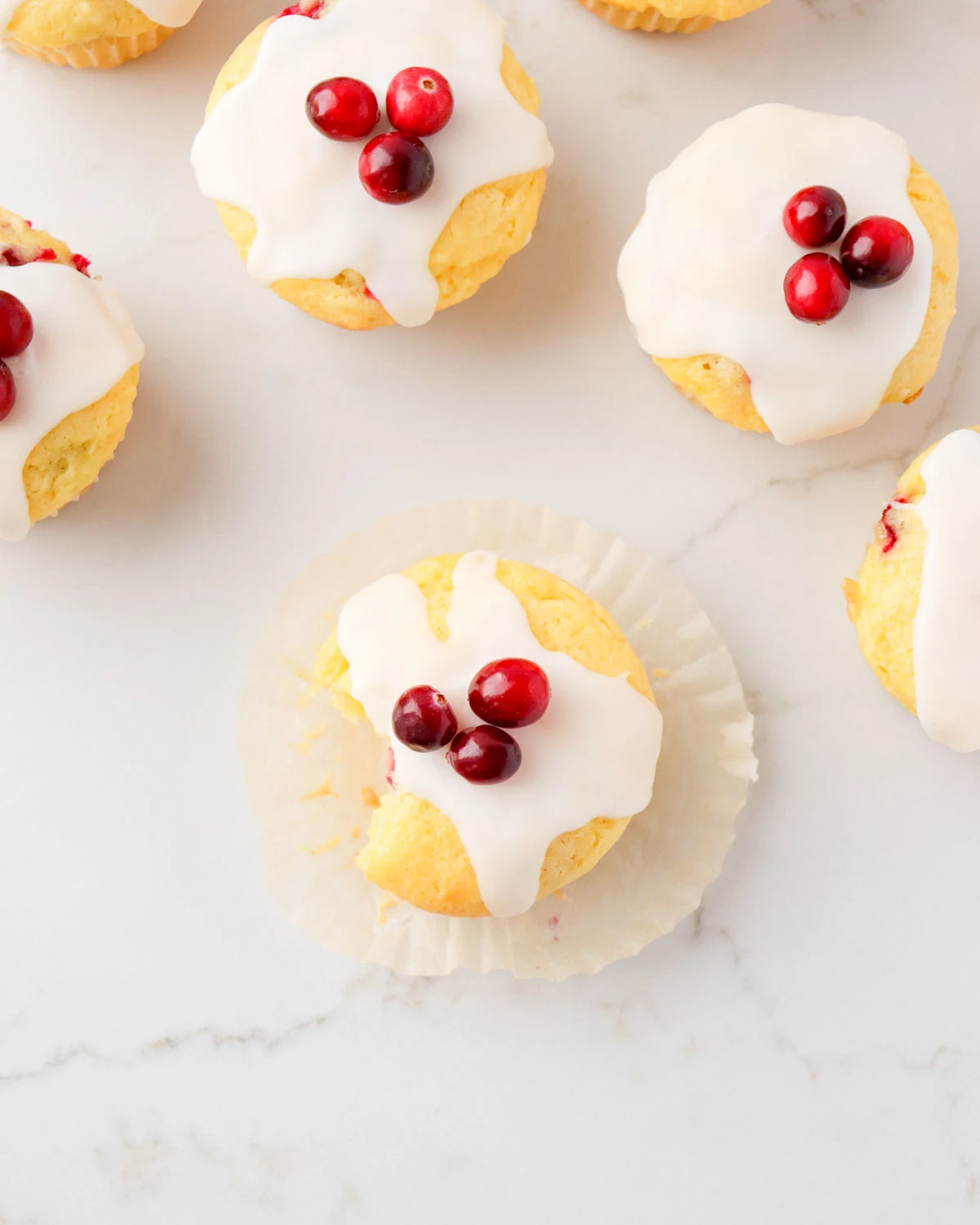 Lemon Cranberry Muffins