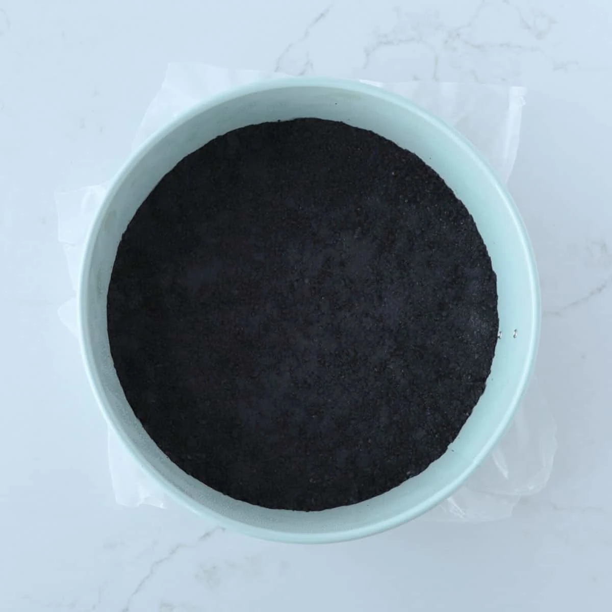 Andes Chocolate Mint Cheesecake (no-bake)