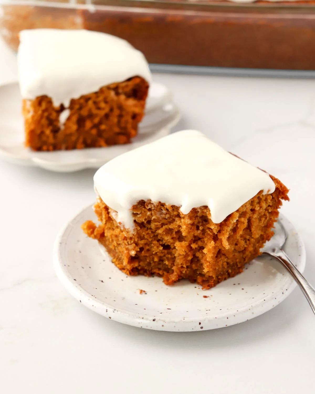 Pumpkin Cake with Cream Cheese Icing