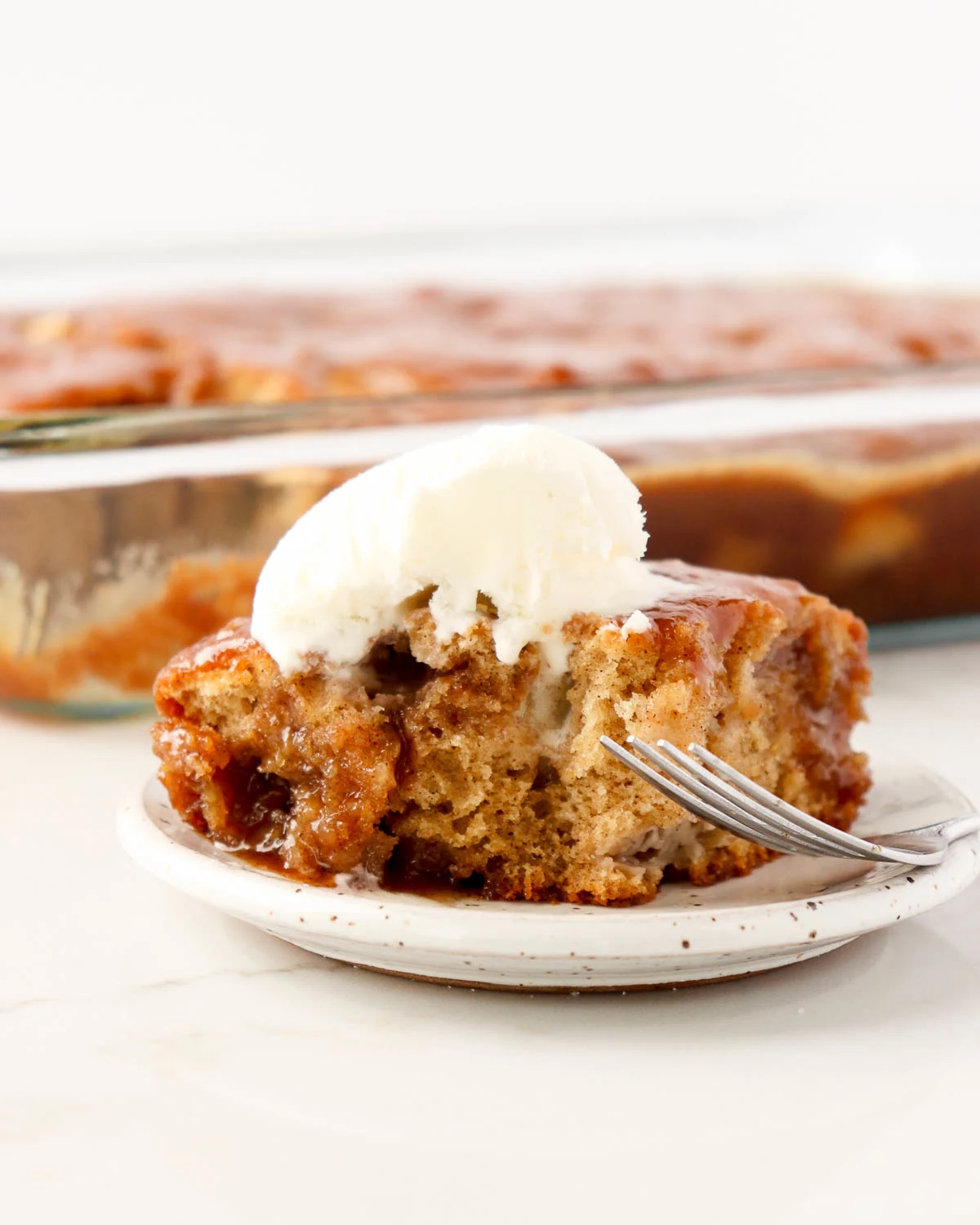 Sticky Caramel Apple Spice Cake