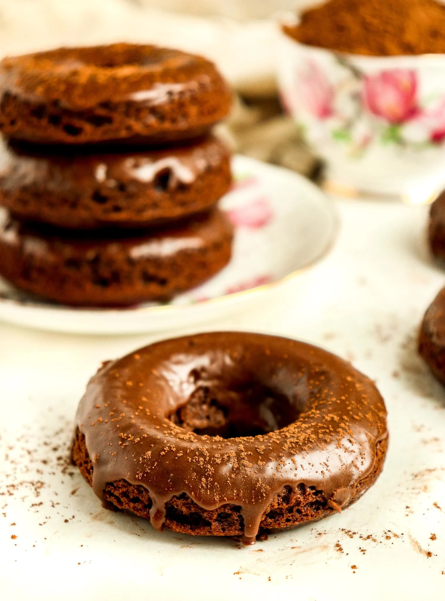 Chocolate Cake Doughnuts