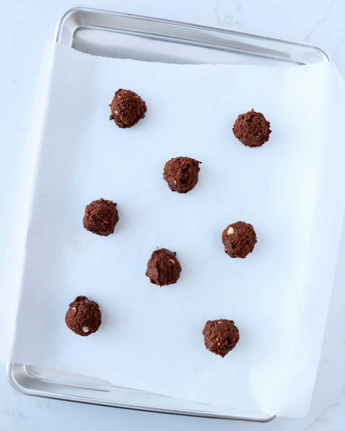 Triple Chocolate Fudge Cookies