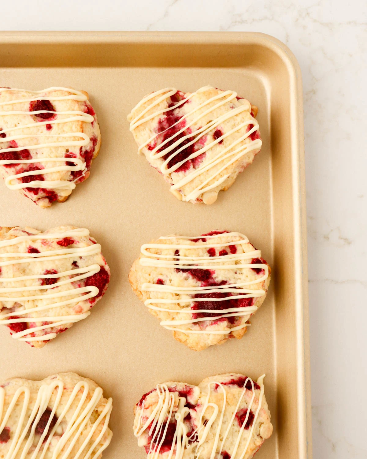 Raspberry White Chocolate Scones