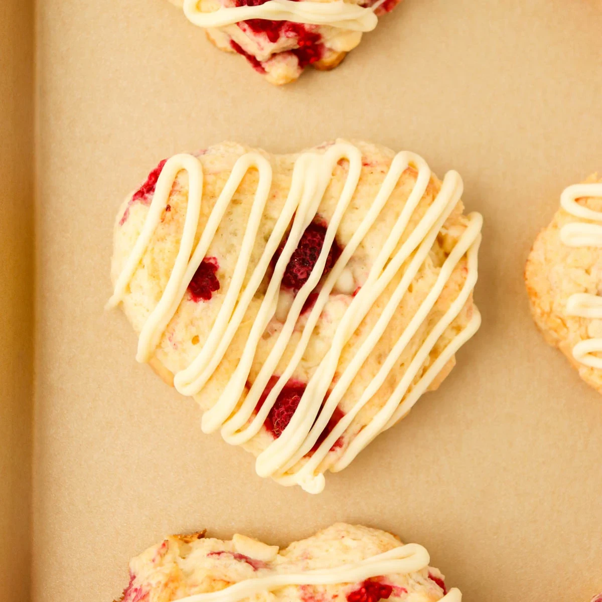 Raspberry White Chocolate Scones