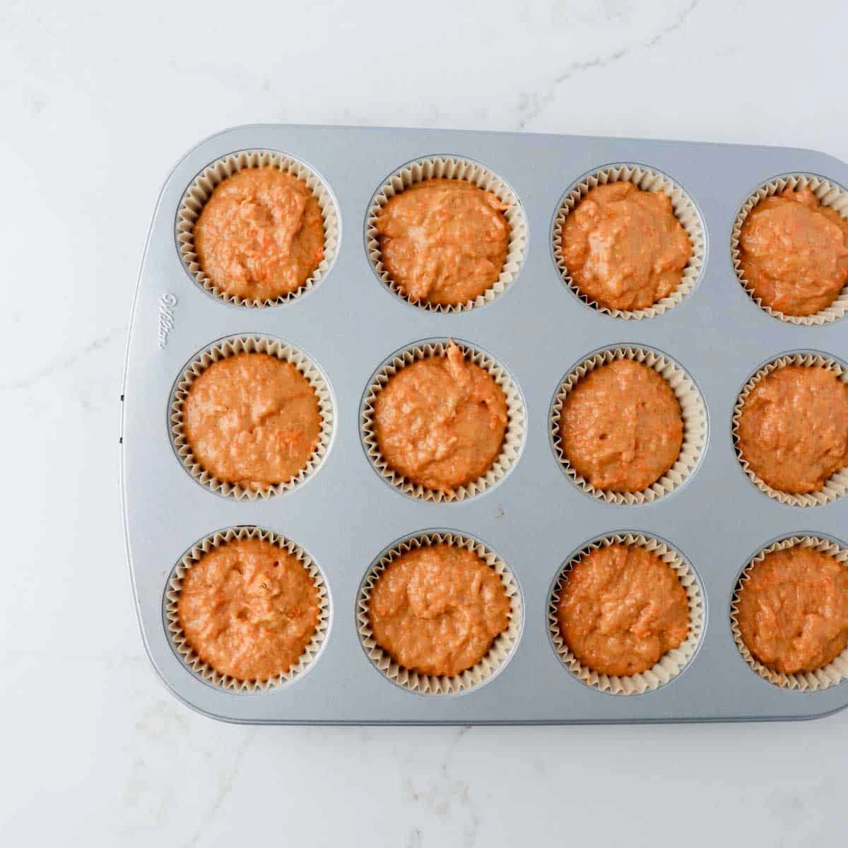 Simple Carrot Muffins