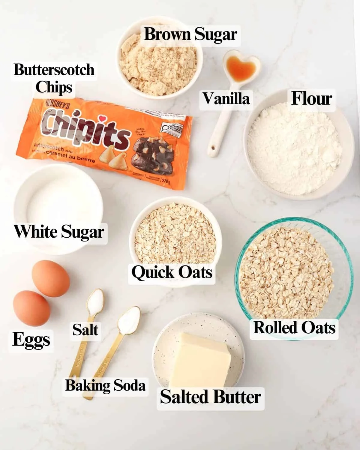 Butterscotch Oatmeal Cookies