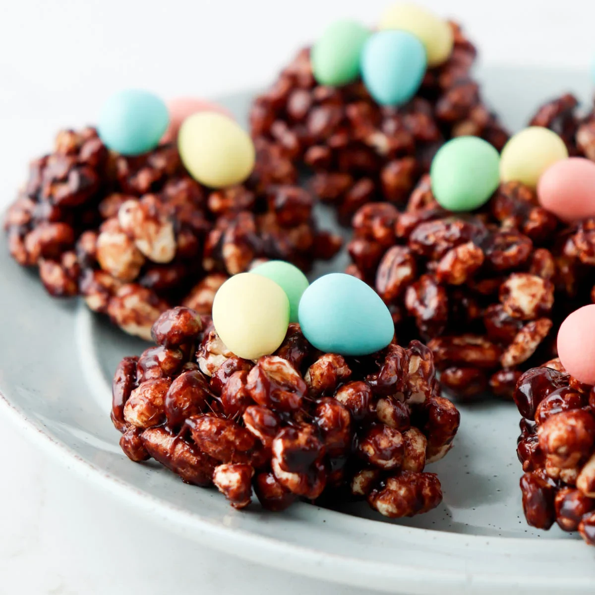 Puffed Wheat Mini Egg Nests