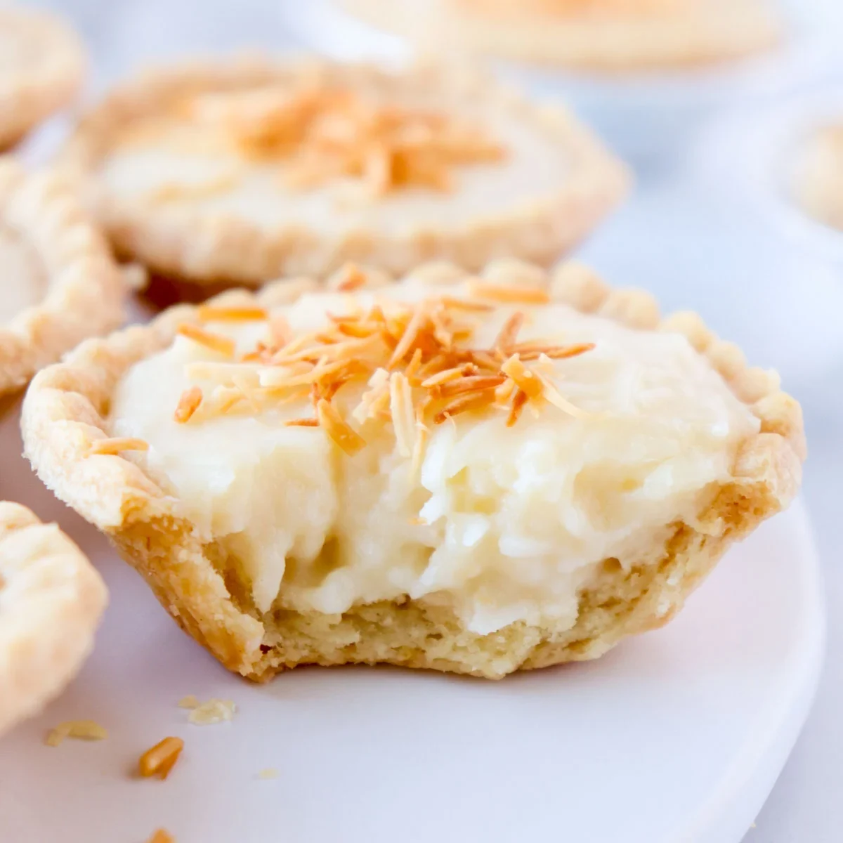Coconut Cream Tarts