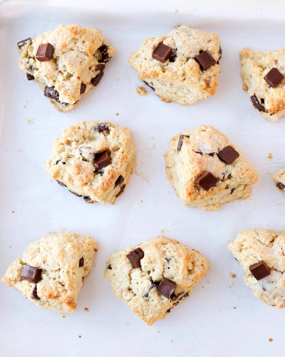 Brown Butter Chocolate Chunk Scones