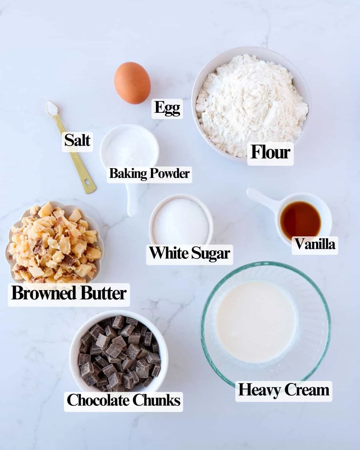 Brown Butter Chocolate Chunk Scones