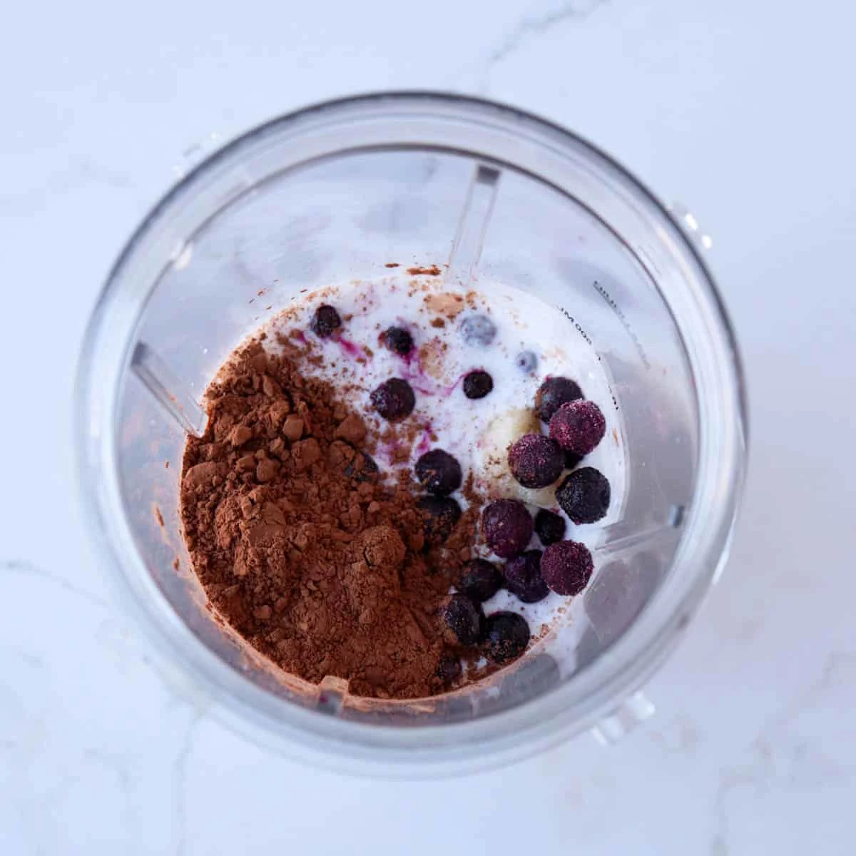 Cocoa Blueberry Smoothie
