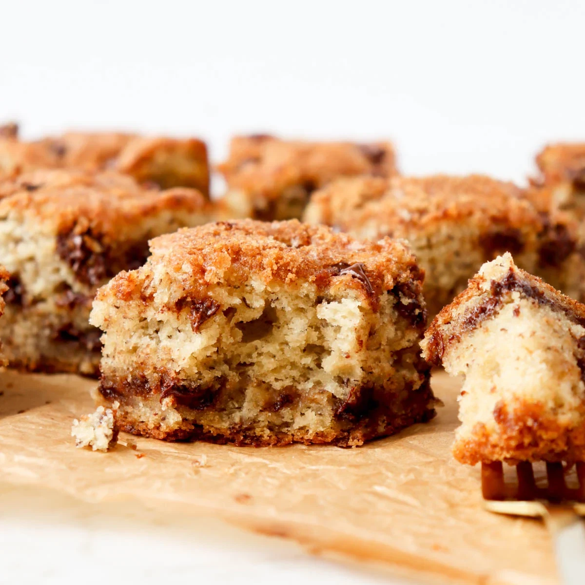 Banana Chocolate Chip Coffee Cake