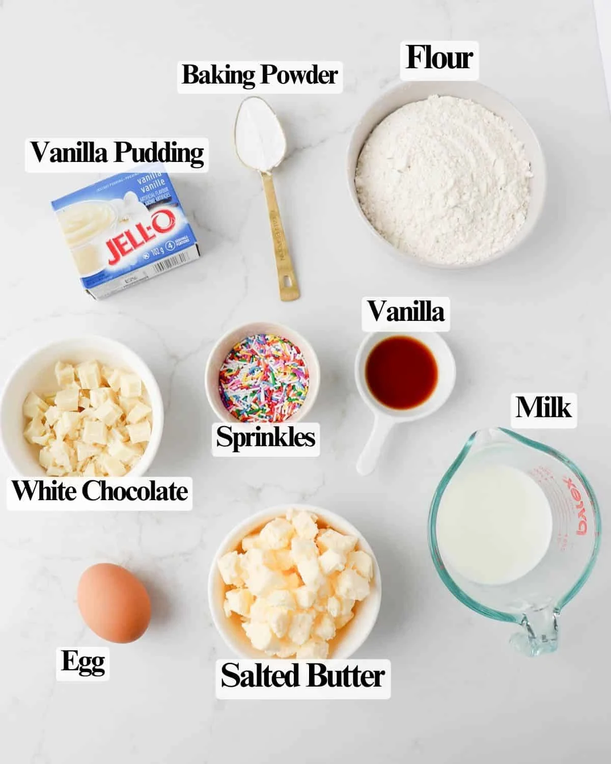 Birthday Cake Scones