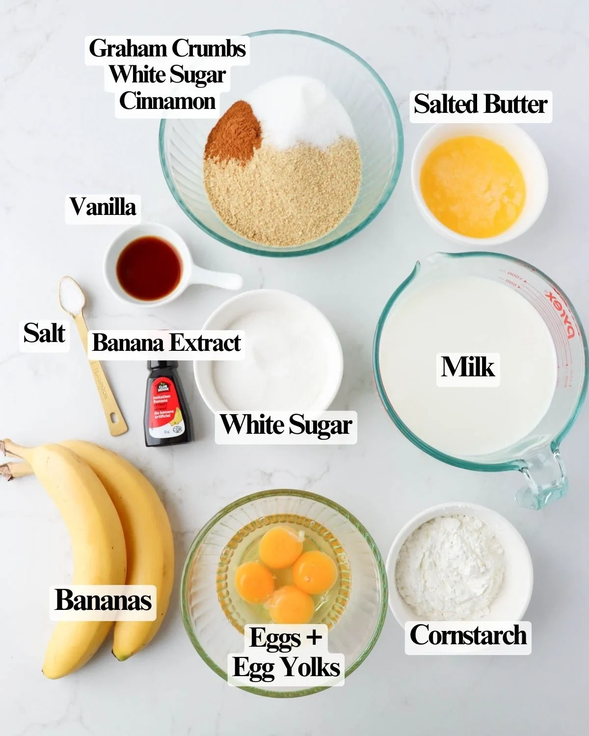 Banana Cream Pie with Graham Cracker Crust