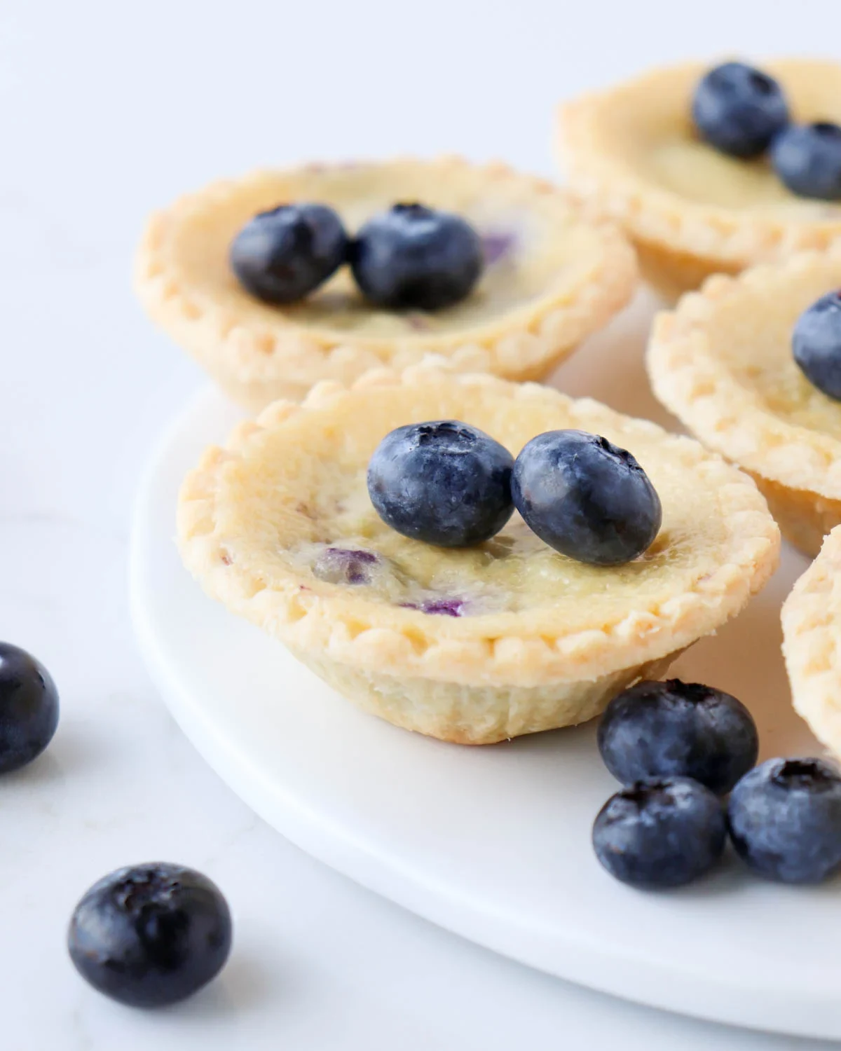 Blueberry Custard Tarts