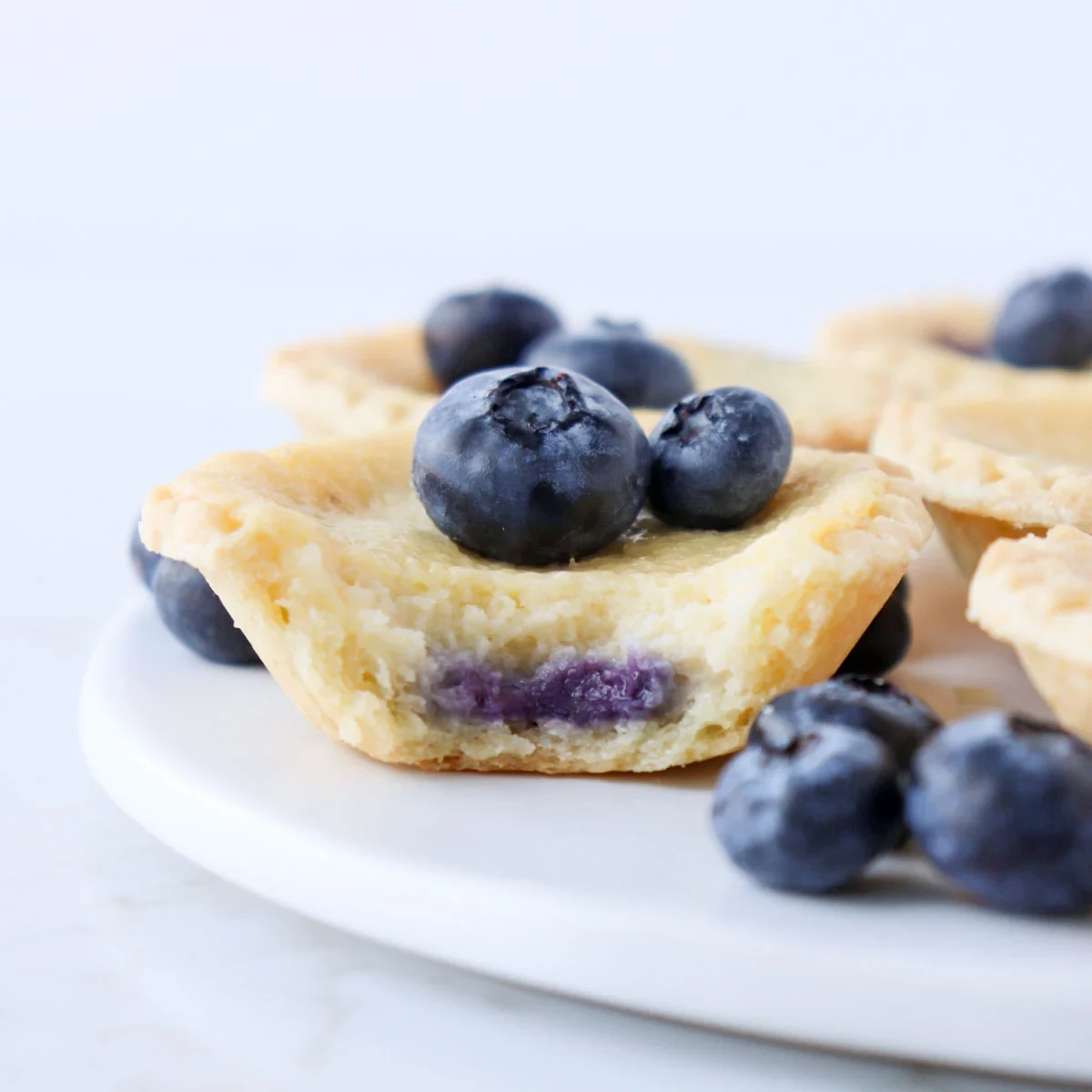 Blueberry Custard Tarts