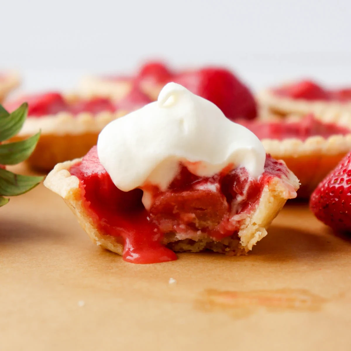Strawberry Rhubarb Tarts