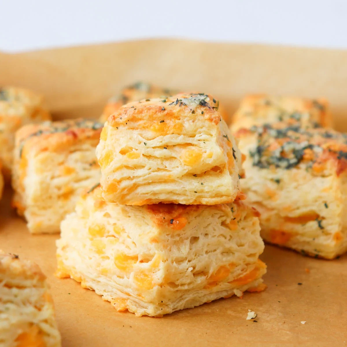 Cheddar Garlic Butter Biscuits