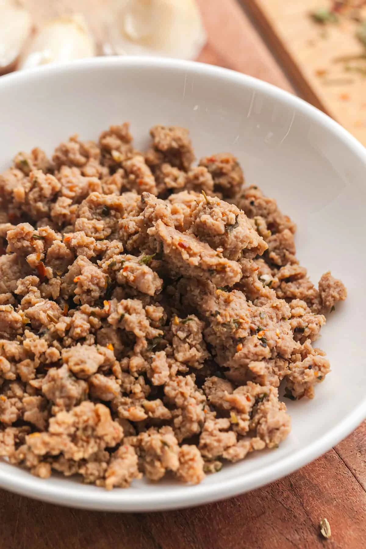 Crumbled Italian Turkey Sausage