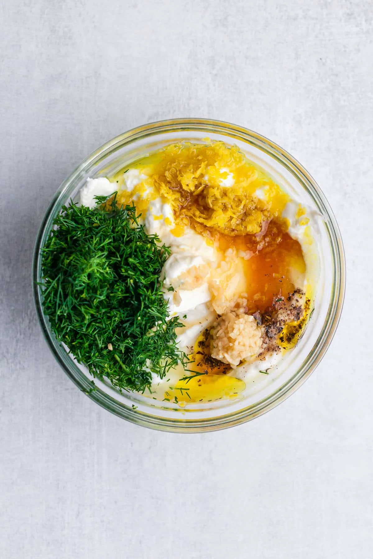 Yogurt Dill Dip for Salmon