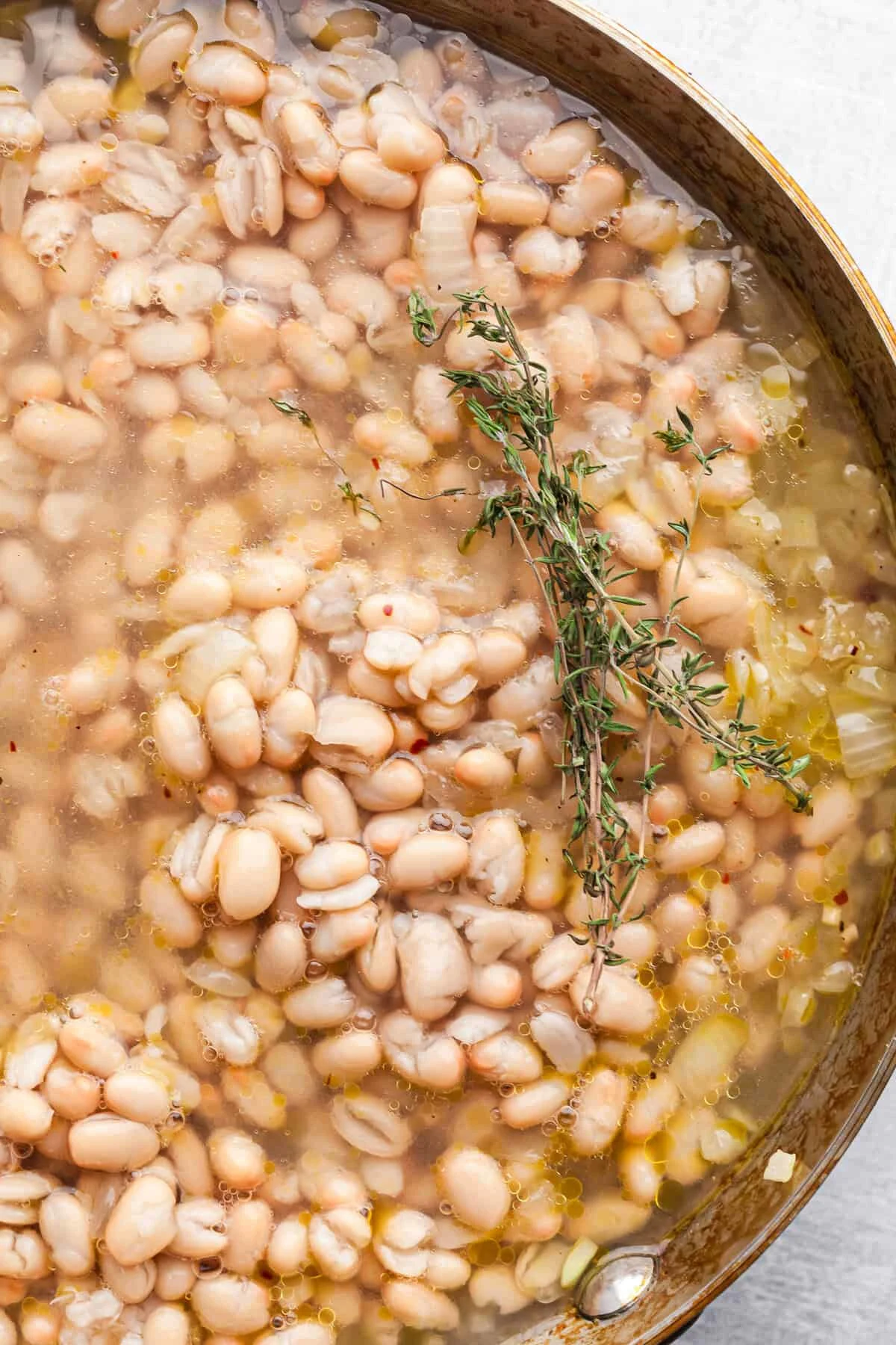 Creamy White Beans with Toasted Breadcrumbs