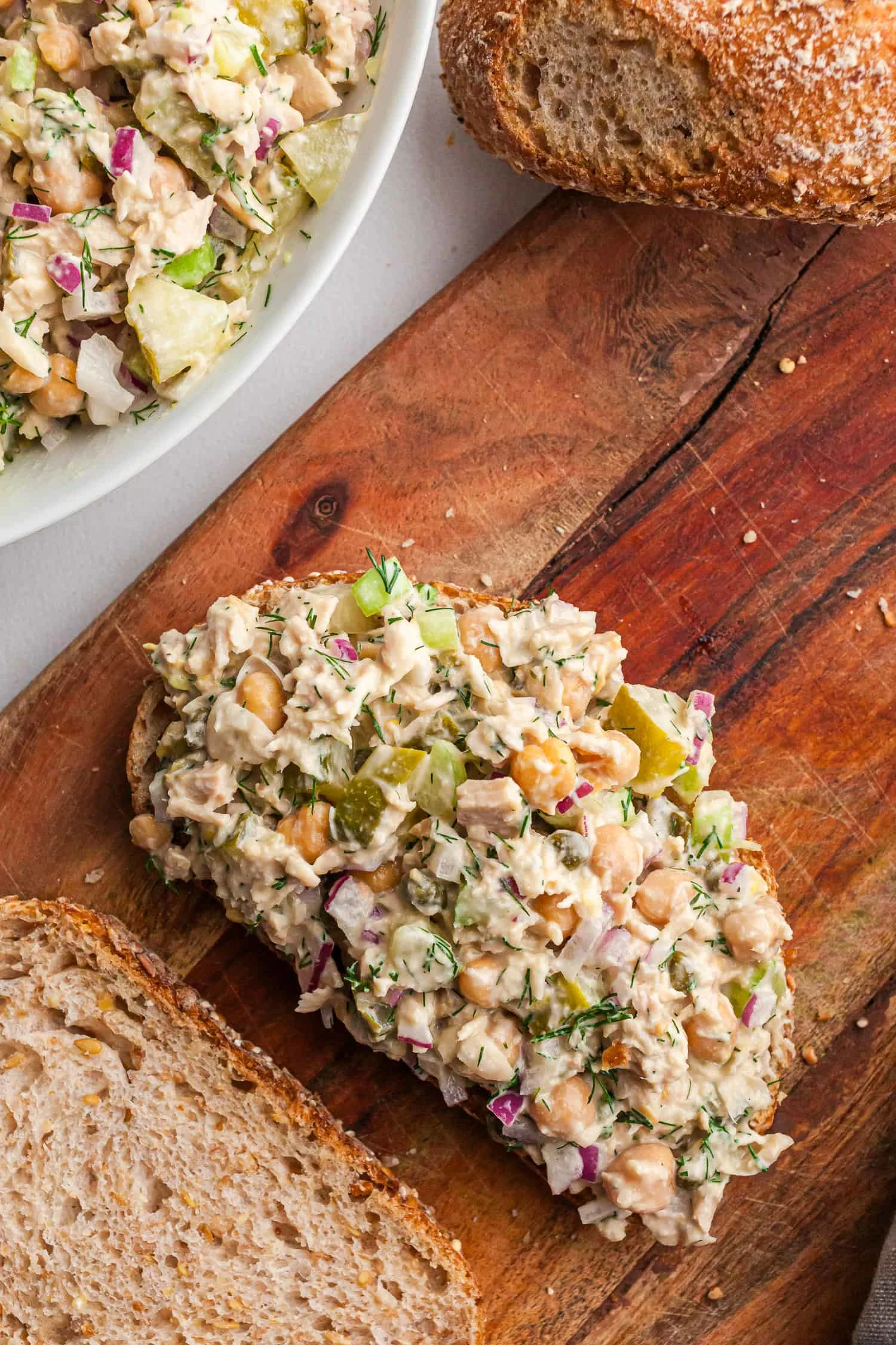 Chickpea Tuna Salad