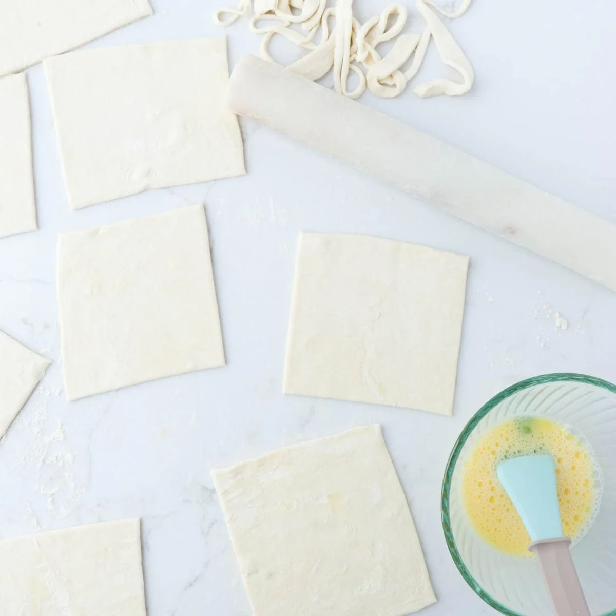 Puff Pastry Blueberry Turnovers