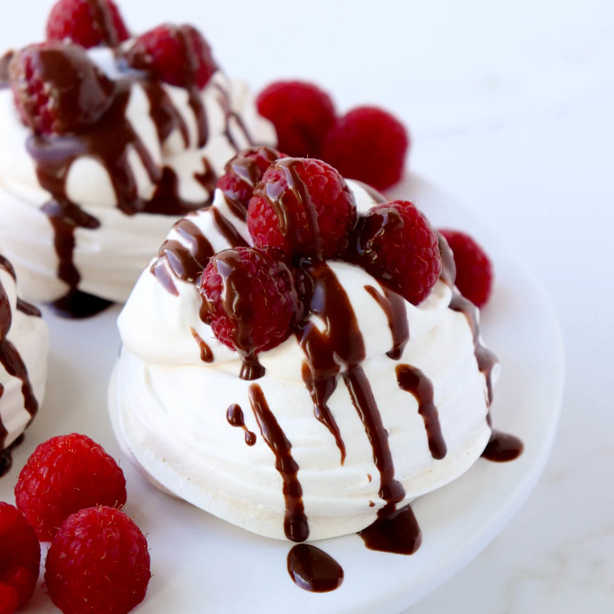 Dark Raspberry Pavlova
