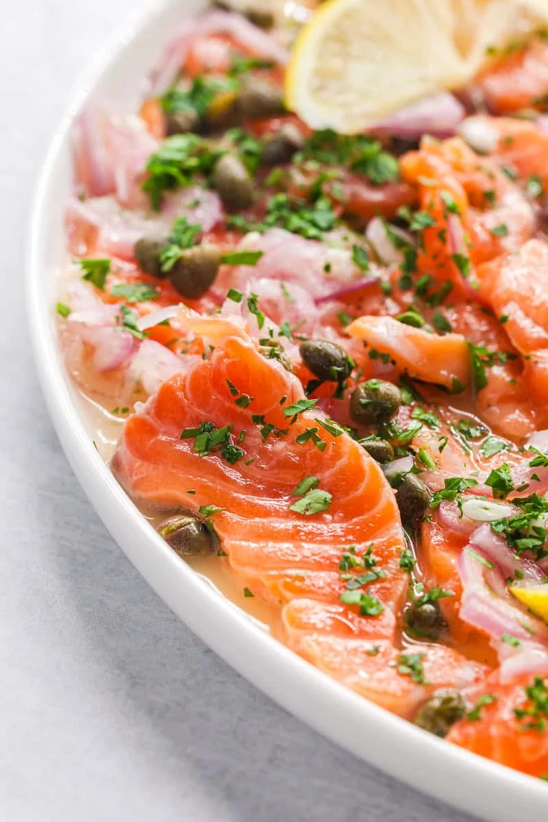 Salmon Crudo