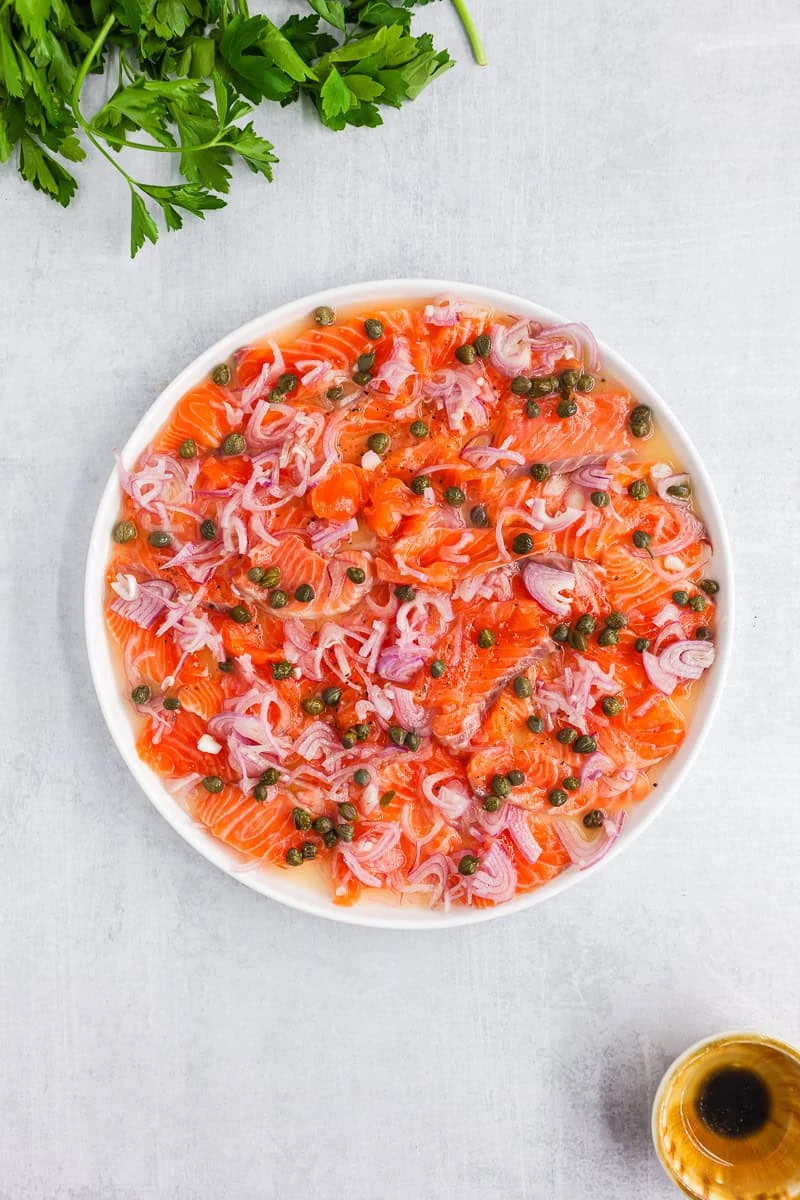 Salmon Crudo