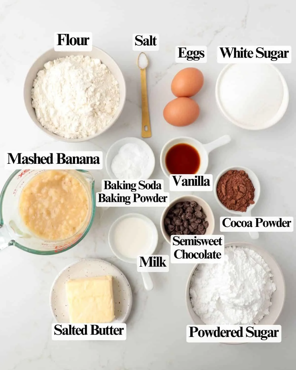 Banana Cupcakes with Chocolate Frosting