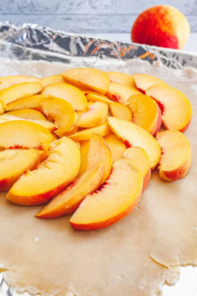 Rustic Peach Tart