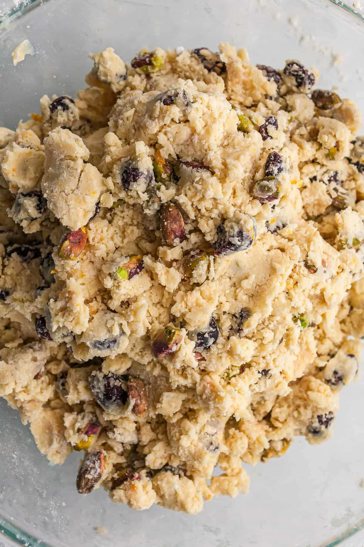 Cranberry and Pistachio Shortbread