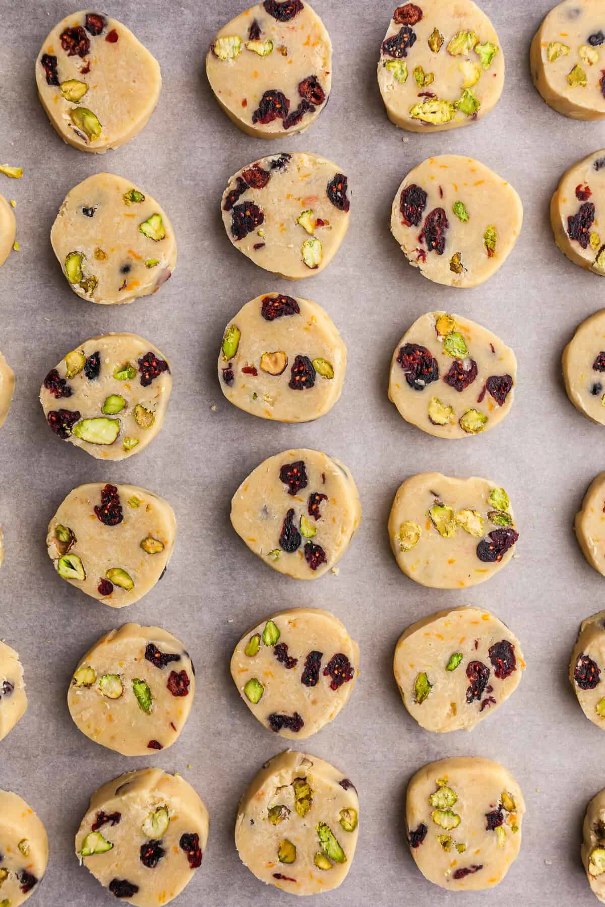 Cranberry and Pistachio Shortbread