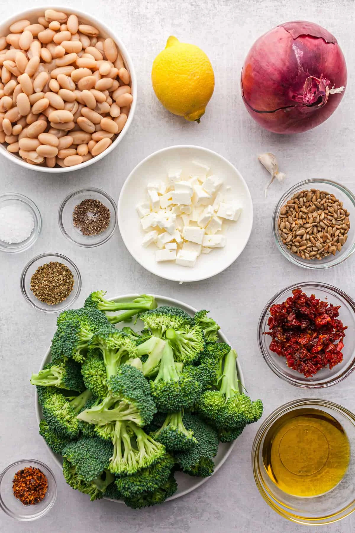 Broccoli and Cannellini Bean Salad
