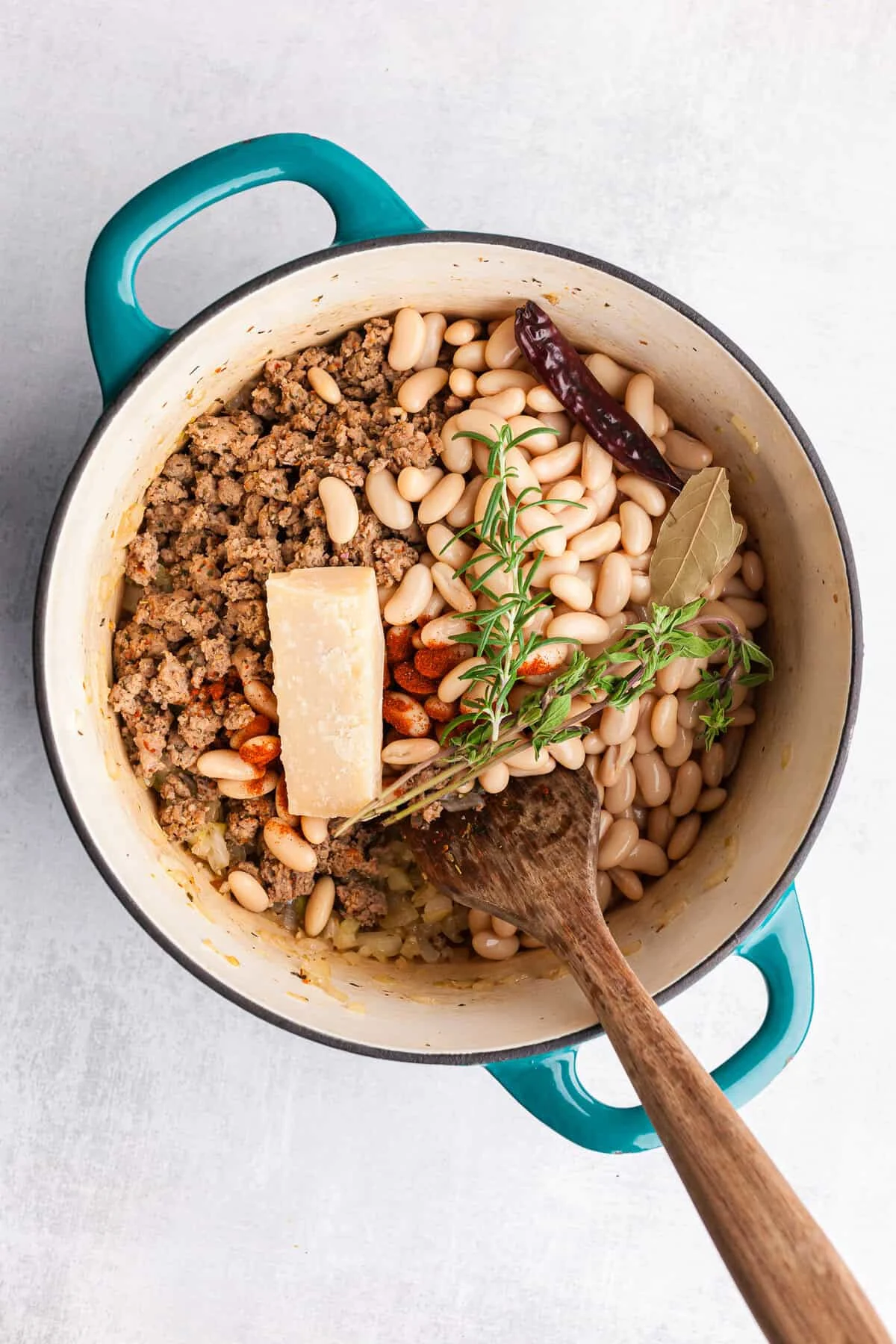 Sausage Kale and White Bean Soup