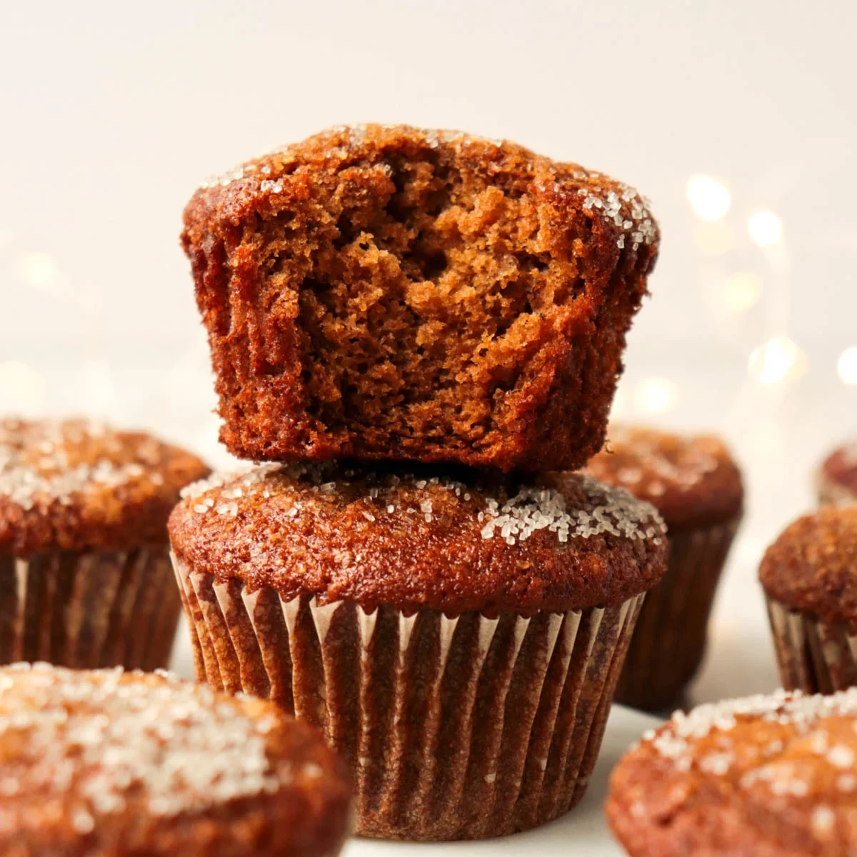 Gingerbread Banana Muffins
