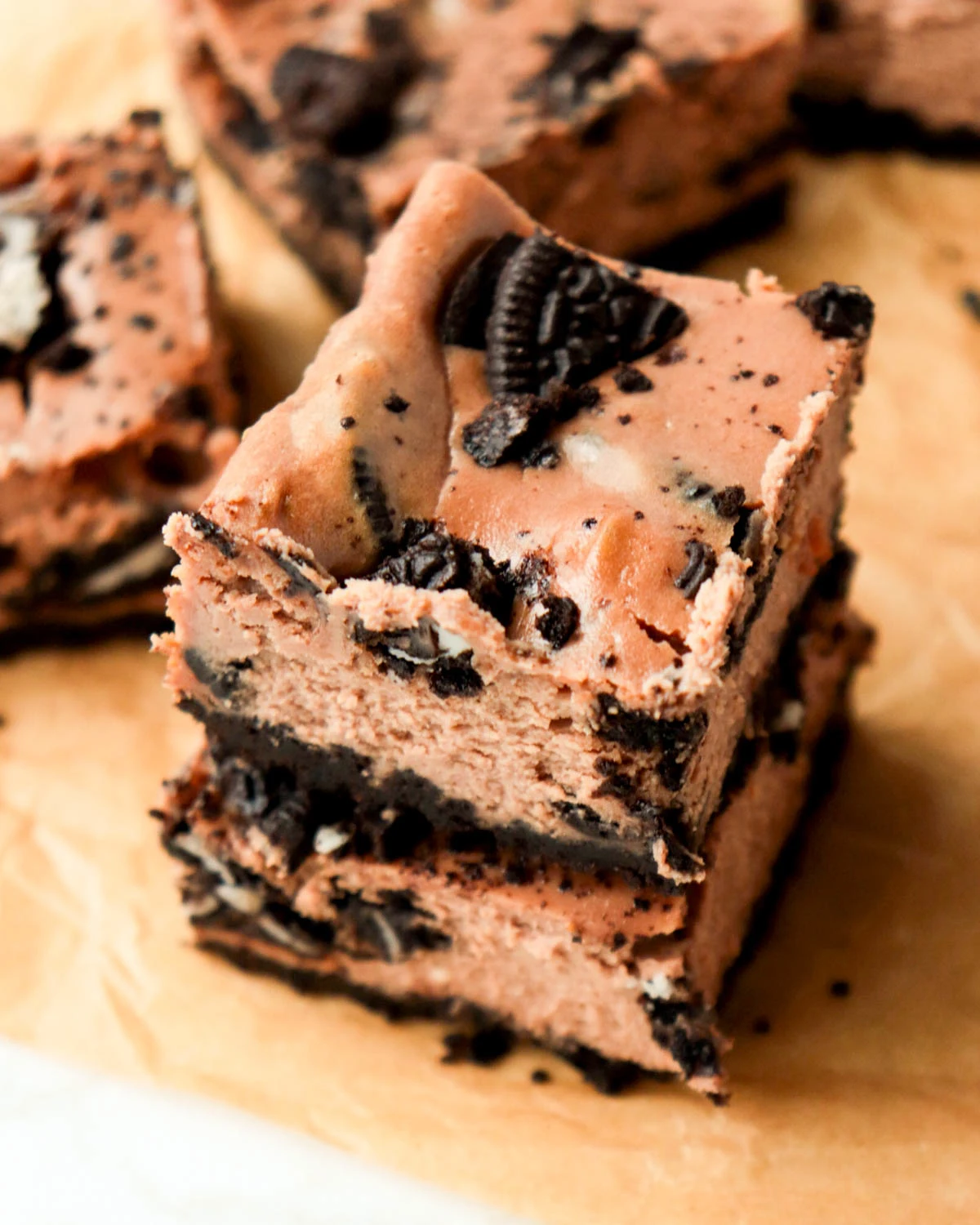 Oreo Nutella Cheesecake Bars