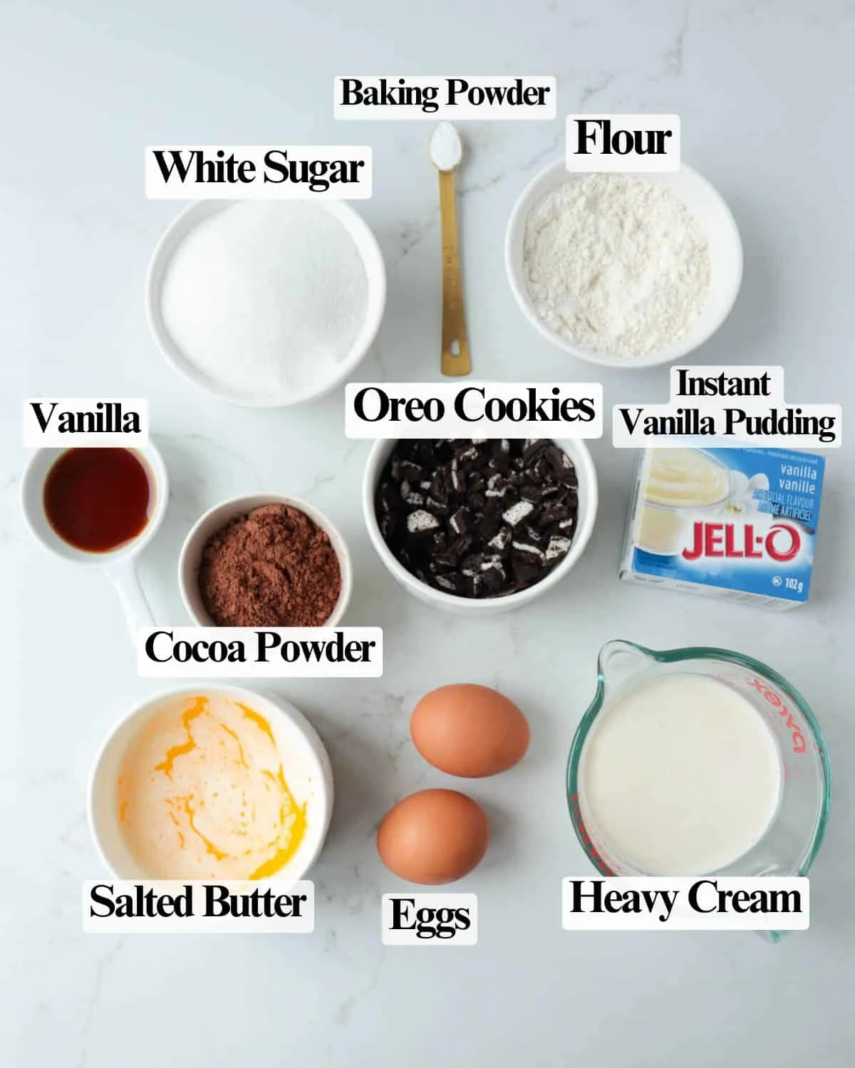 Cookies and Cream Brownies