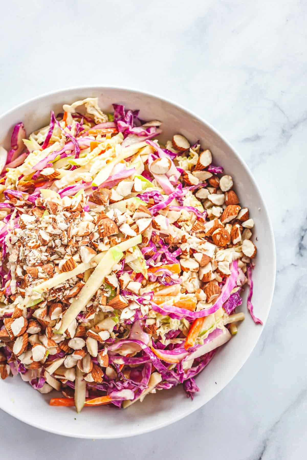 Coleslaw with Apples and Nuts
