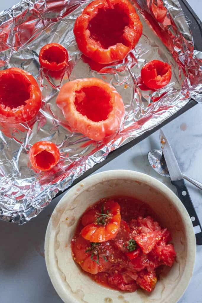 Southwestern Black Bean Stuffed Tomatoes